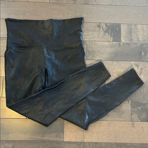 Spanx Black High-Waisted Leggings L